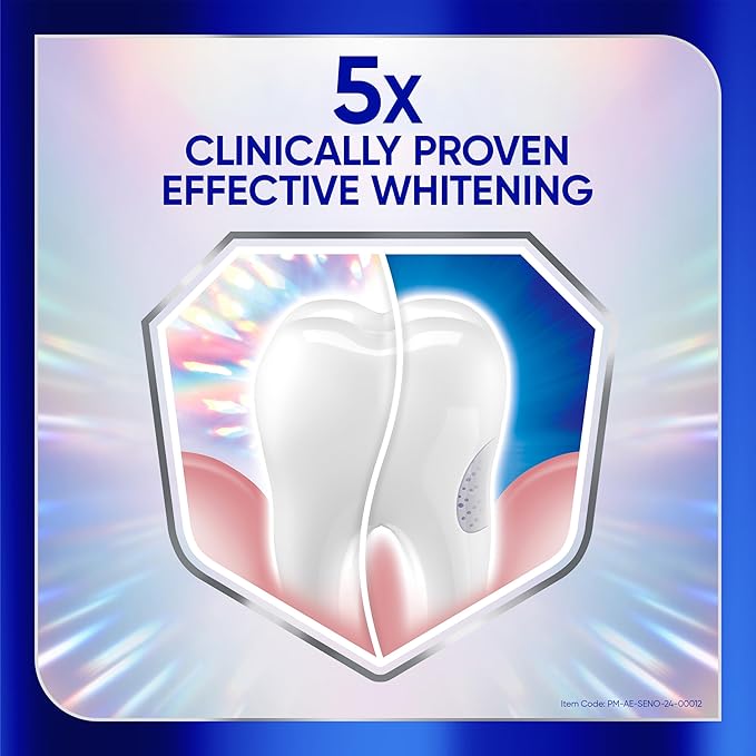 Clinical White Sensitive Teeth Whitening Toothpaste, Stain Protector, Extra Fresh, 75ml