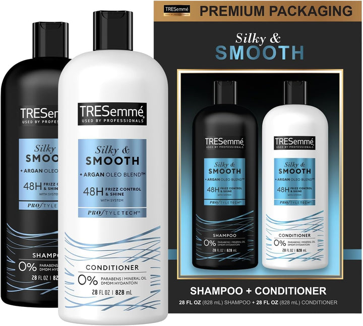 TRESemme Silky & Smooth + Argan Oleo Blend Conditioner 828ml 28 fl oz