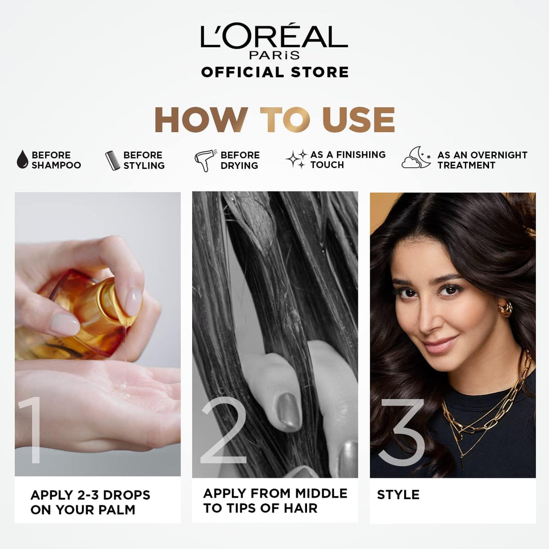 L’Oréal Paris Extraordinary Oil Beautifying Hair Oil Serum Multi-Usage Dried Out Hair 100ml