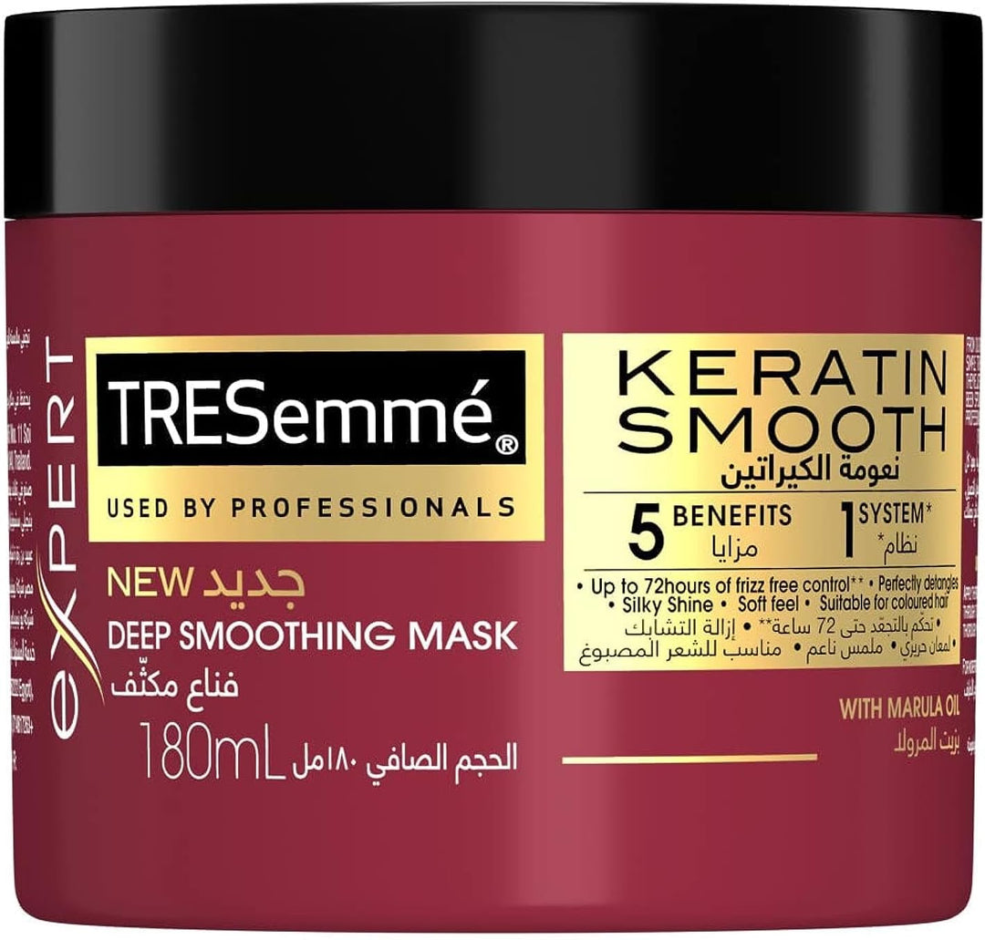 TRESemmé Keratin Smooth Mask with Marula Oil, for Soft and Hair, 180ml