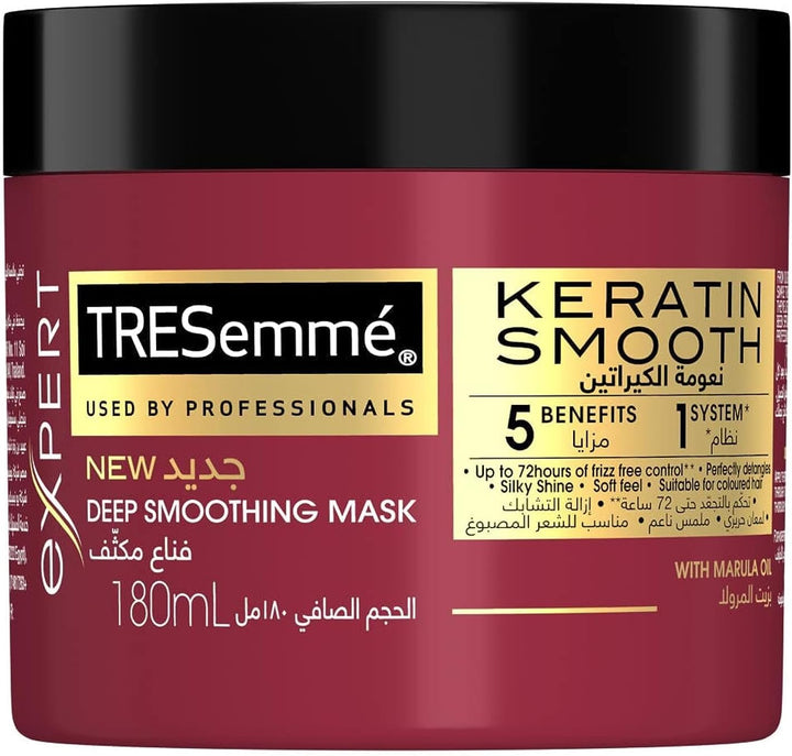 TRESemmé Keratin Smooth Mask with Marula Oil, for Soft and Hair, 180ml