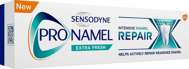 Sensodyne Pronamel Toothpaste, Helps Actively Repair Acid Weakened Enamel, Intensive Enamel Repair, Extra Fresh, 75ml
