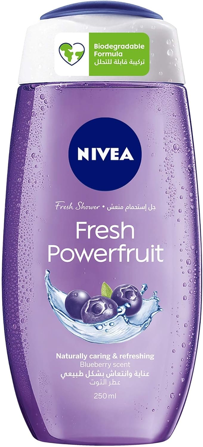 Fresh Powerfruit Shower Gel, Wild Berry Scent, 250 ml