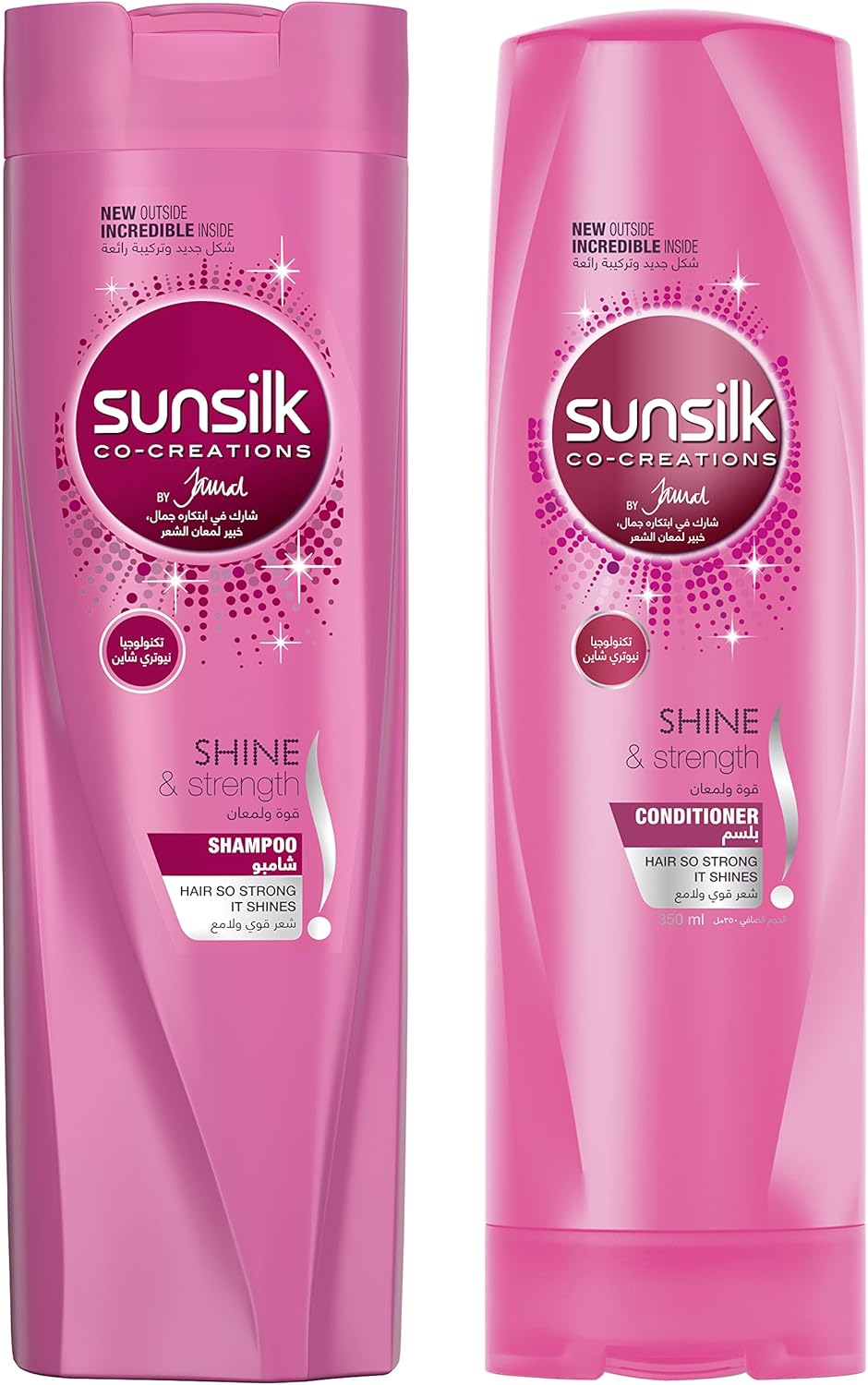 Sunsilk Shampoo Shine & Strength, 400ml + Conditioner Shine & Strength, 320ml