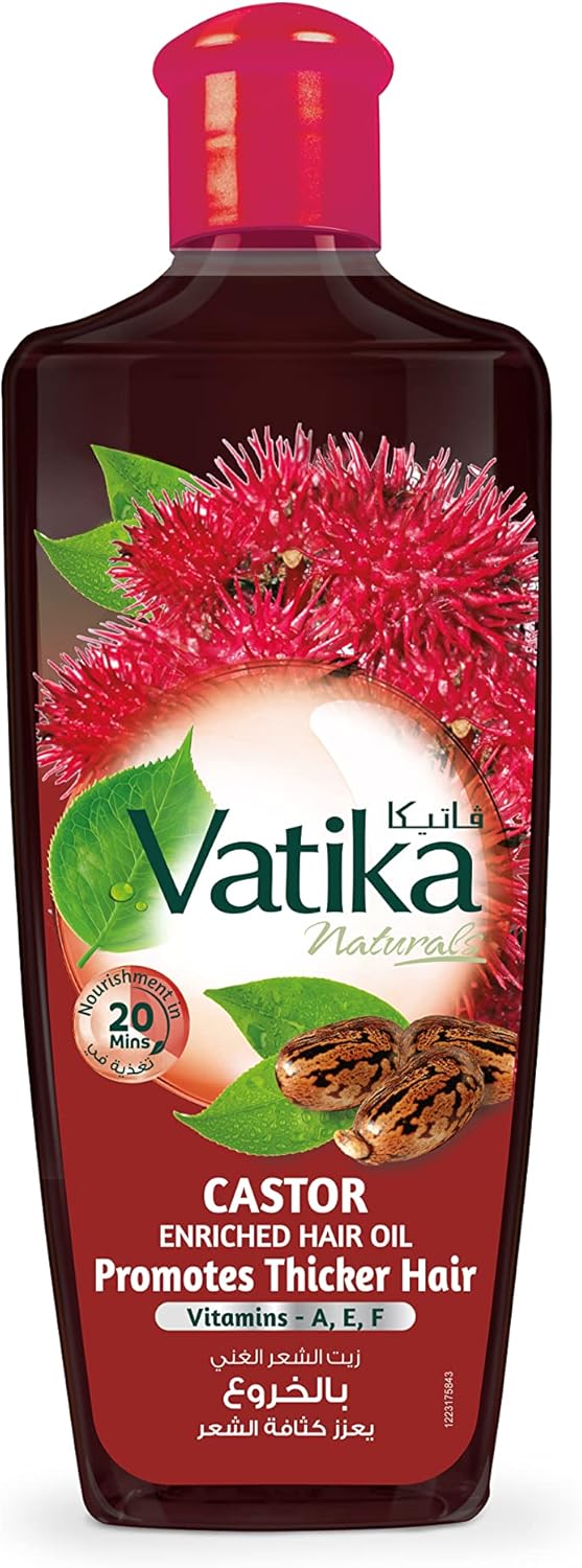 Vatika Castor Enriched Hair Oil, 300ml