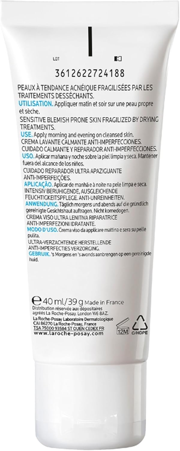 La Roche-Posay Effaclar H Isobiome Moisturizing Cream, 40ml