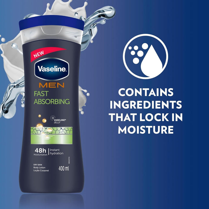 Vaseline Men Fast Absorbing 400ml
