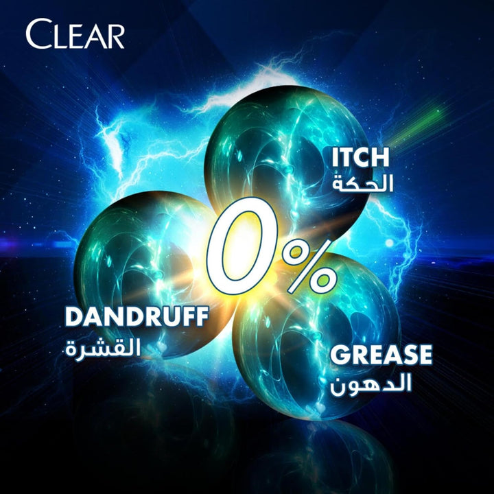 Clear Anti-Dandruff Shampoo, for dandruff prone & itchy scalp, Deep Cleanse purifies and nourishes the scalp, 2 x 350ml