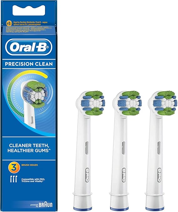 Oral B Precision Clean EB 20 Replacement Heads For Toothbrush (Replacement Brush Head) 3 pc