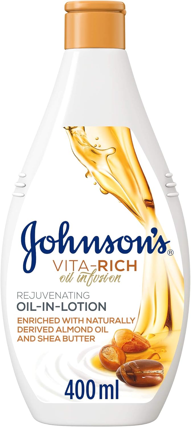 Johnson's Body Lotion, Vita-Rich, Oil-In-Lotion, 400ml, 1+1 FREE