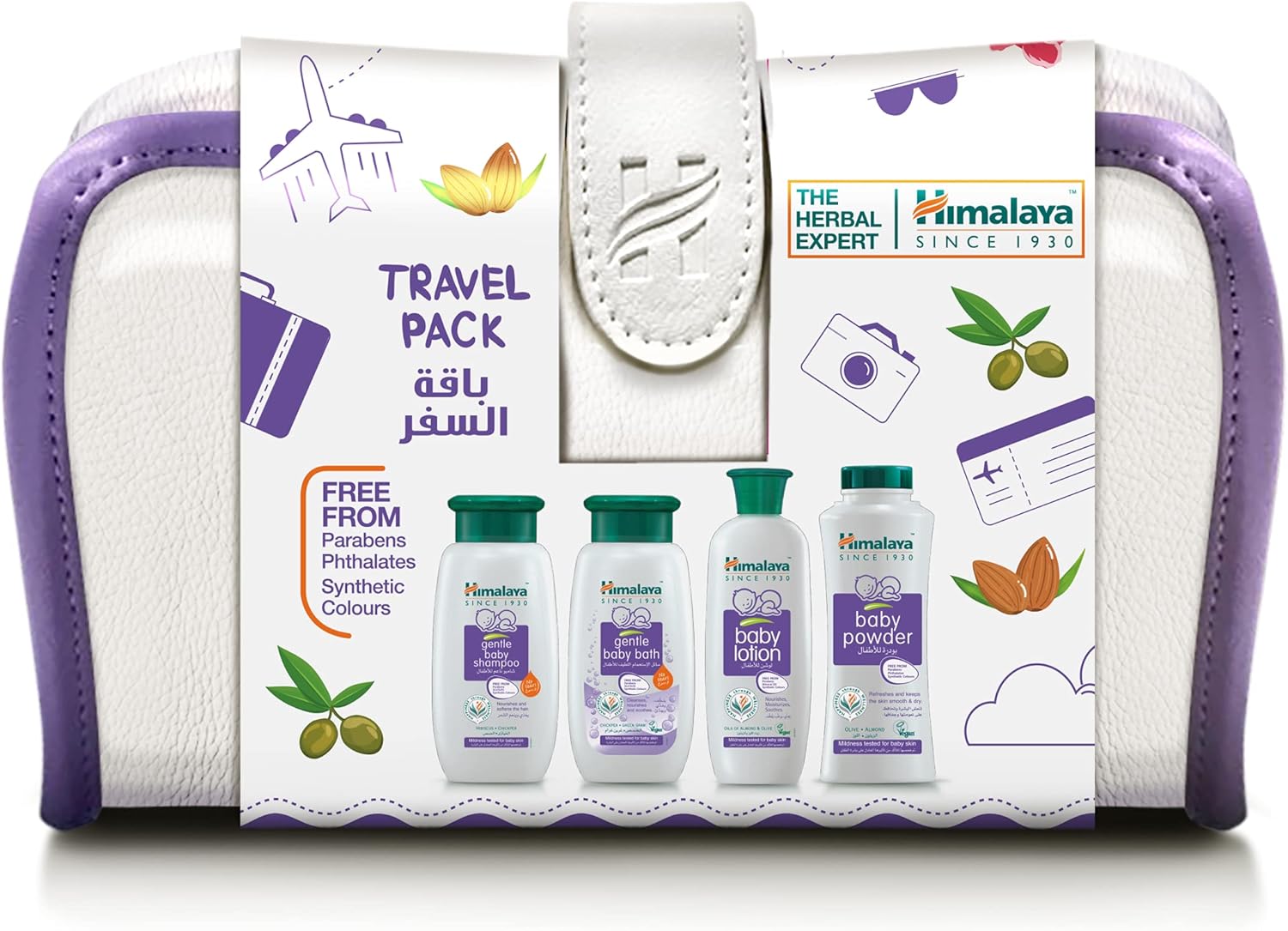 Himalaya Baby Care Easy Travel Pack with Gentle Baby Shampoo