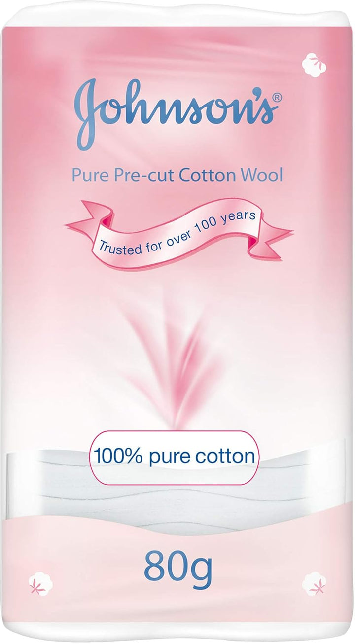 Johnson's Baby Cotton Wool, 80G