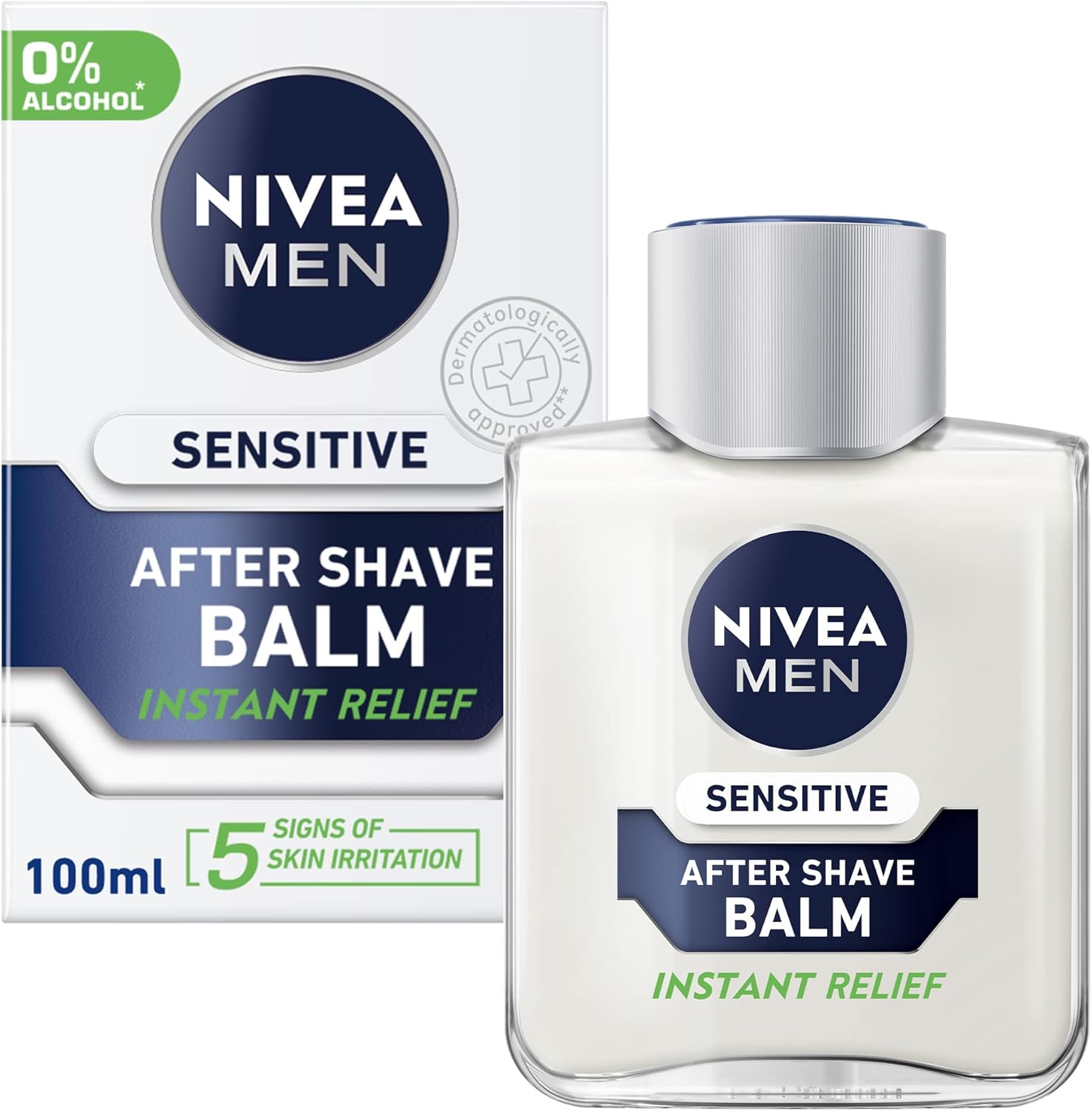 Nivea MEN After Shave Balm, Sensitive Chamomile & Hamamelis, 100ml