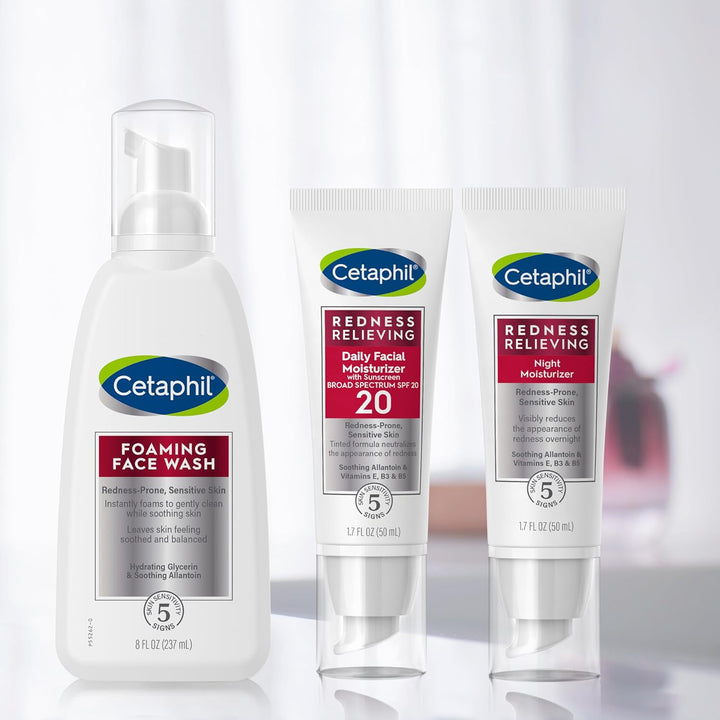 CetaPhil Redness Control Daily Foaming Face Wash, 8.0 Fluid Ounce