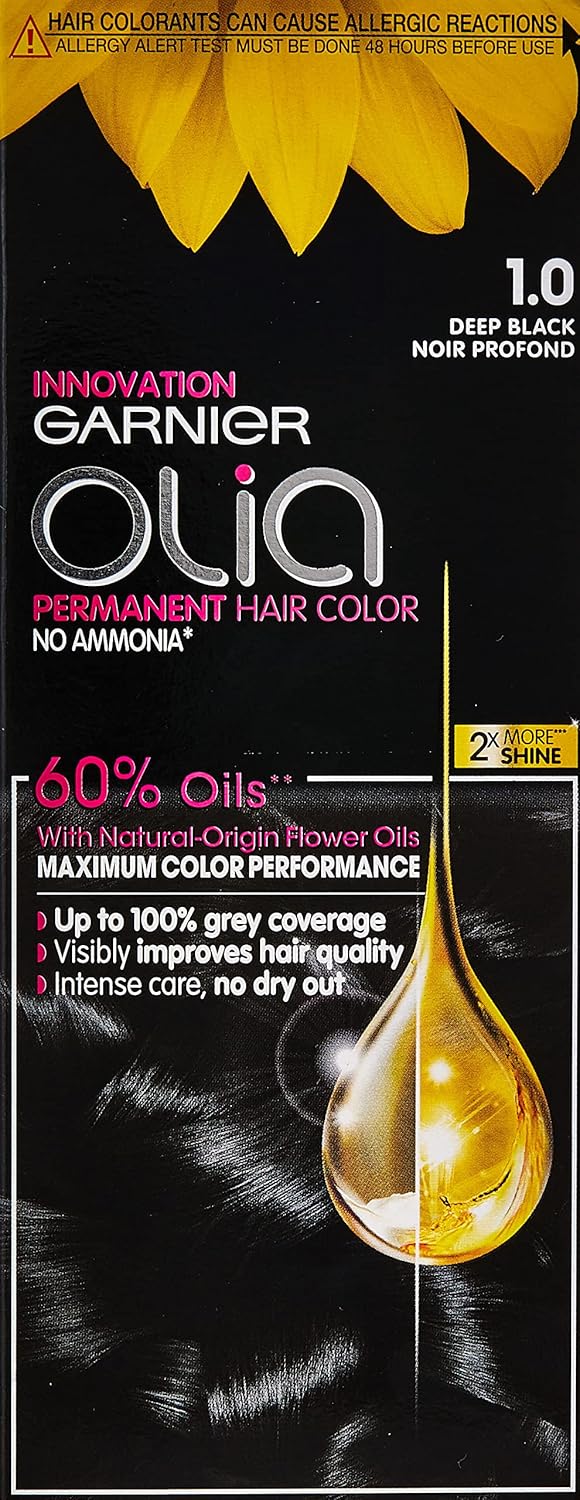 Garnier Permanent Hair Dye 1.0 Deep Black