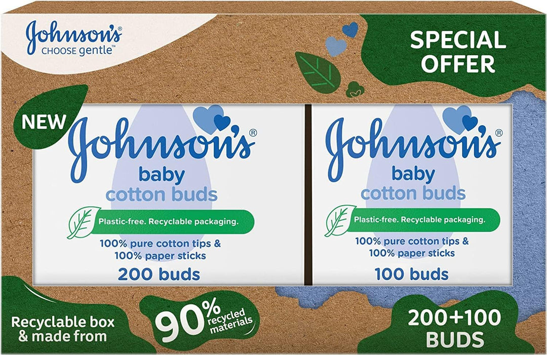 Johnson’s Baby Cotton Buds, Box of 200