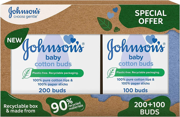 Johnson’s Baby Cotton Buds, Box of 200