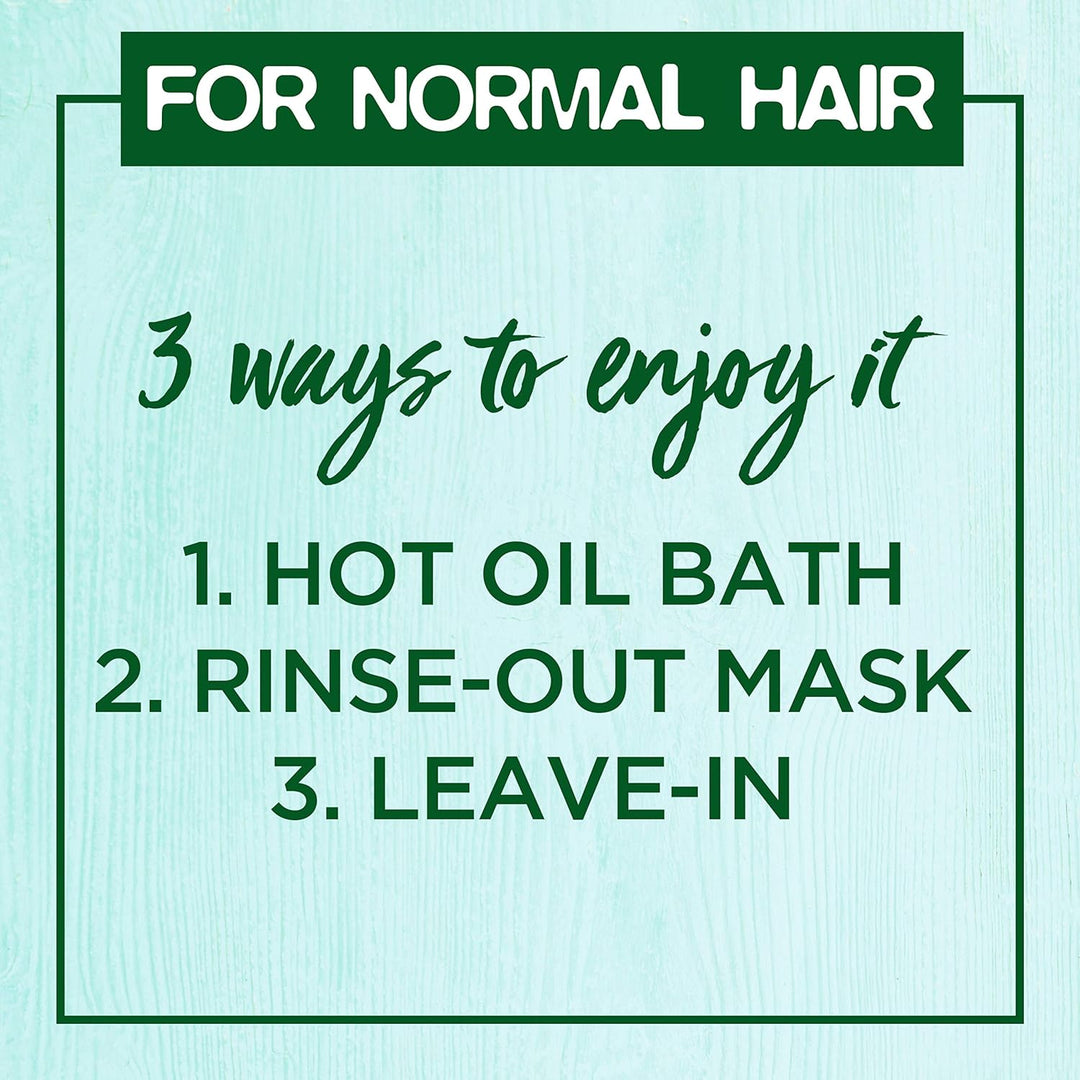 Garnier 3in1 Ultra Doux Moisturising Hair Food Hair Mask Vegan Treatment, With Aloe Vera, For Normal Hair, Hamam Zeit, Leave