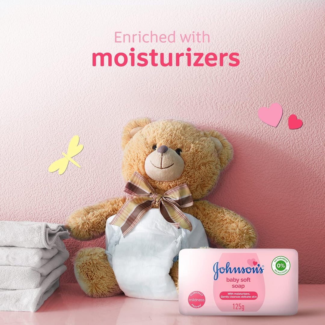 Johnson's Soft Soap 6 Packs, 125G