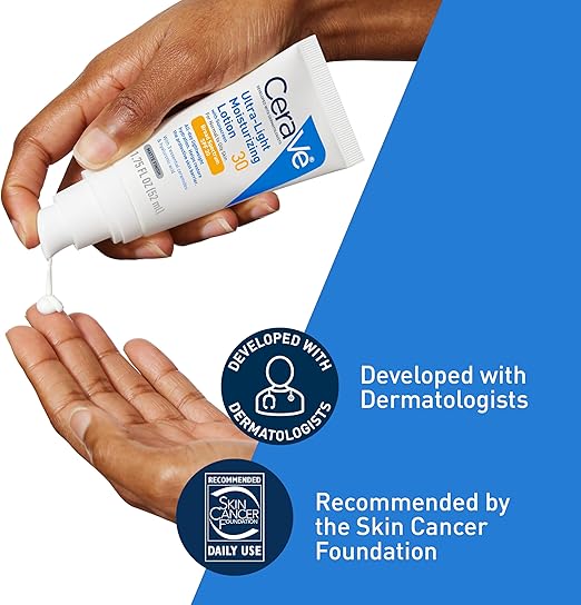 CeraVe ULTRA LIGHT MOISTURIZING LOTION 30 WITH SUNSCREEN 1.7FL OZ (50ml)