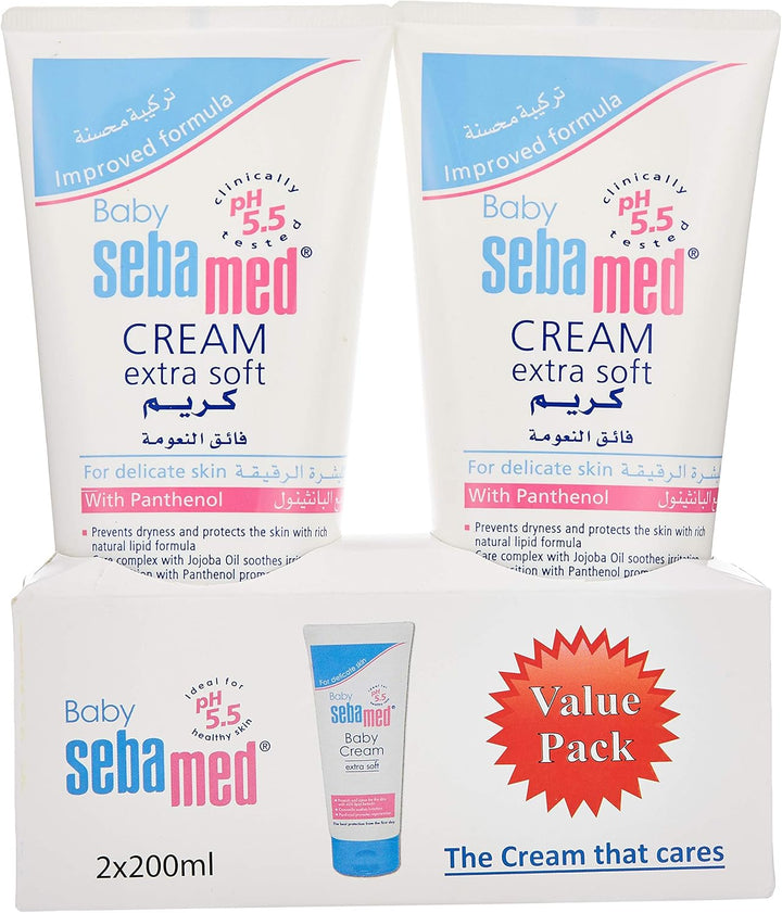 Sebamed Baby Soft Cream - 200gm, Pack of 2