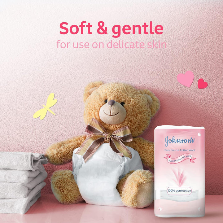 Johnson's Baby Cotton Wool, 80G