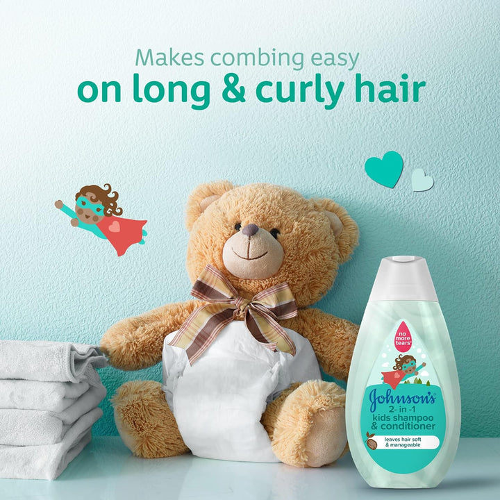 Johnson's 2-In-1 Kids Bath, Shampoo & Conditioner, 200ml