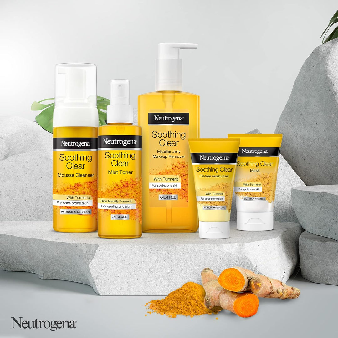 Neutrogena, Soothing Clear Oil-Free Moisturiser, Hydrates & Calms Stressed Skin, 75ml