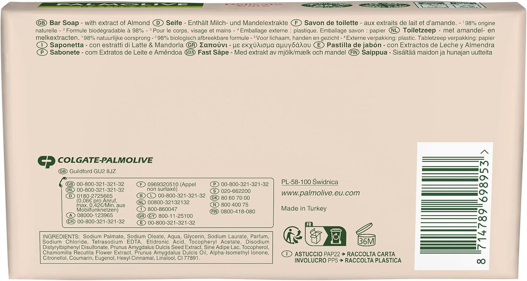 Palmolive SOAP Delicate Care with Almond Milk 3X90G