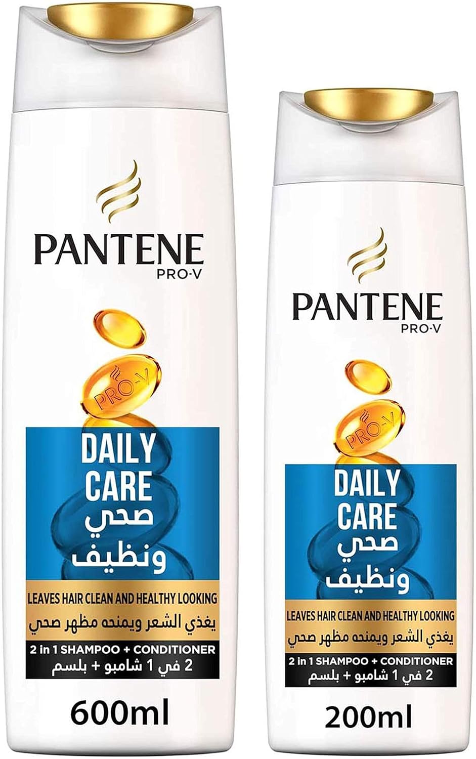 Pantene Pro-V Daily Care Shampoo Pack, 600ml + 200ml