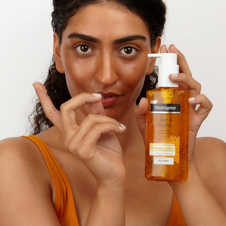 Neutrogena Clear and Smooth Micellar Jelly Make-up Remover with Turmeric