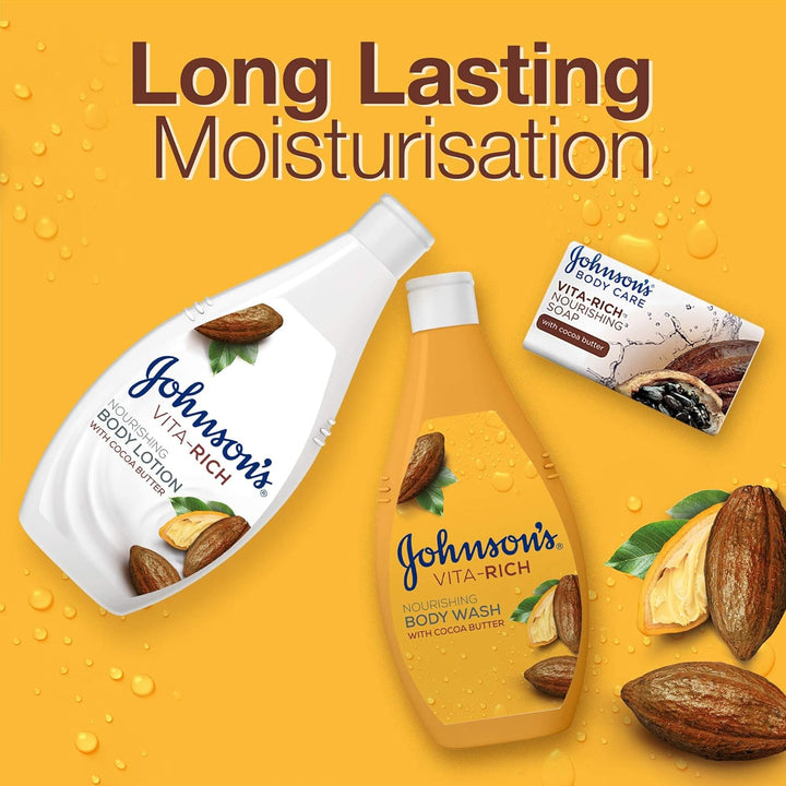 Johnson’S Body Wash - Vita-Rich, Nourishing Cocoa Butter, 400ml