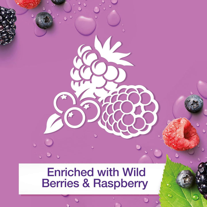 Johnson's Body Wash - Vita-Rich, Replenishing Raspberry Extract, 400ml