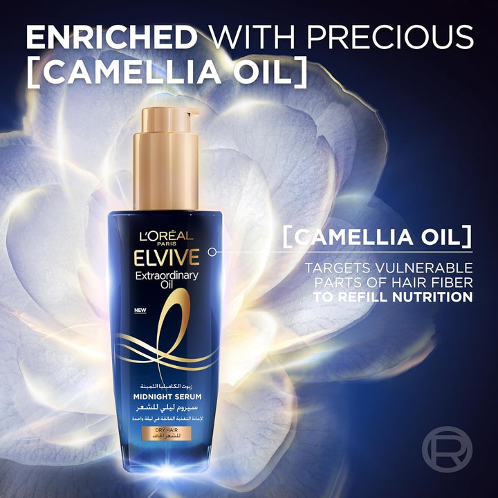 L’Oréal Paris Elvive Extraordinary Oil Midnight Serum For Dry Hair 100ml
