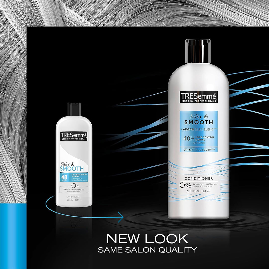 TRESemme Silky & Smooth + Argan Oleo Blend Conditioner 828ml 28 fl oz