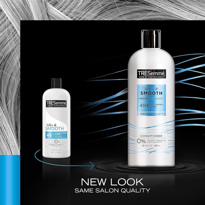 TRESemme Silky & Smooth + Argan Oleo Blend Conditioner 828ml 28 fl oz