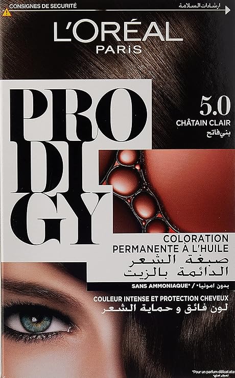L’Oréal Paris Prodigy Hair Color/Dye, 5.0 Light Brown