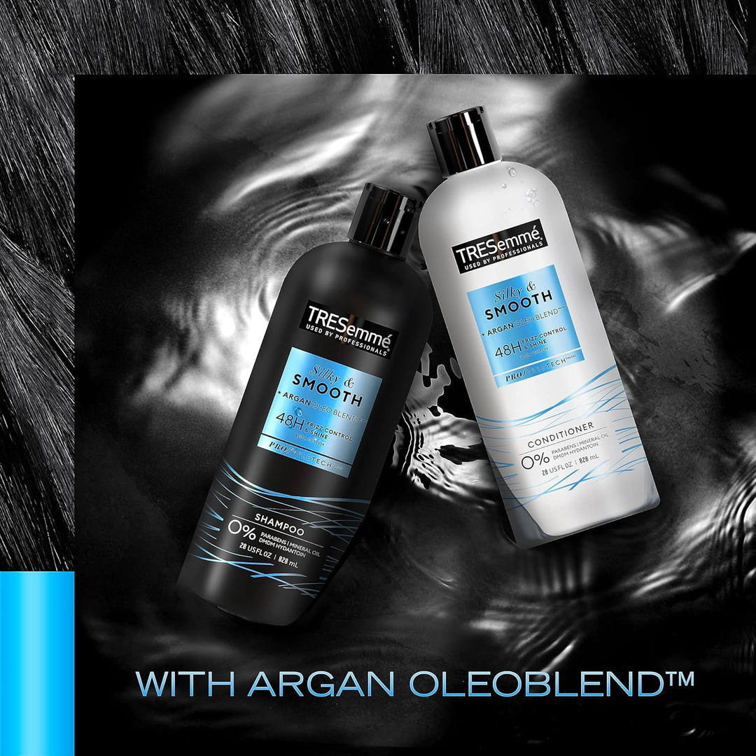 TRESemme Silky & Smooth + Argan Oleo Blend Conditioner 828ml 28 fl oz