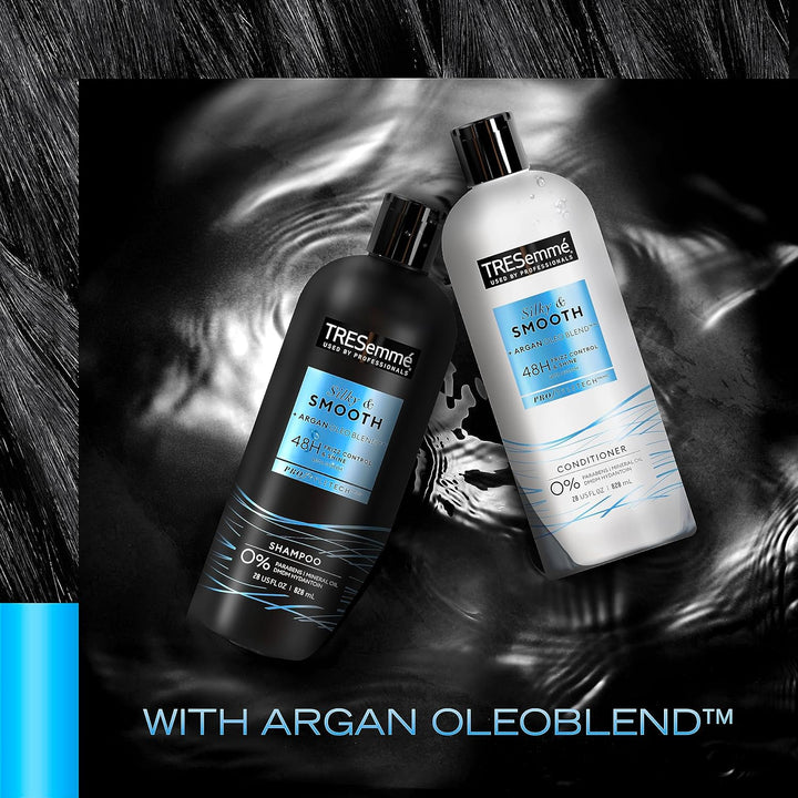 TRESemme Silky & Smooth + Argan Oleo Blend Conditioner 828ml 28 fl oz