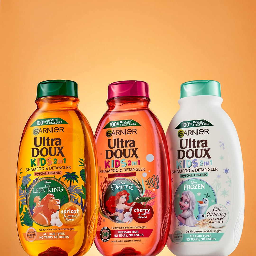 Garnier Ultra Doux Kids 2 in 1 Apricot Shampoo & Detangler The Lion King, 400.0 milliliters, 1.0 count, 1